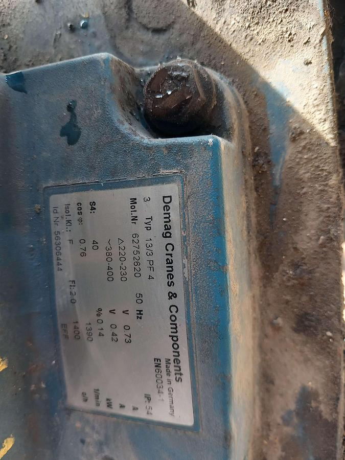 Used Guincho DEMAG 1,50 Tn