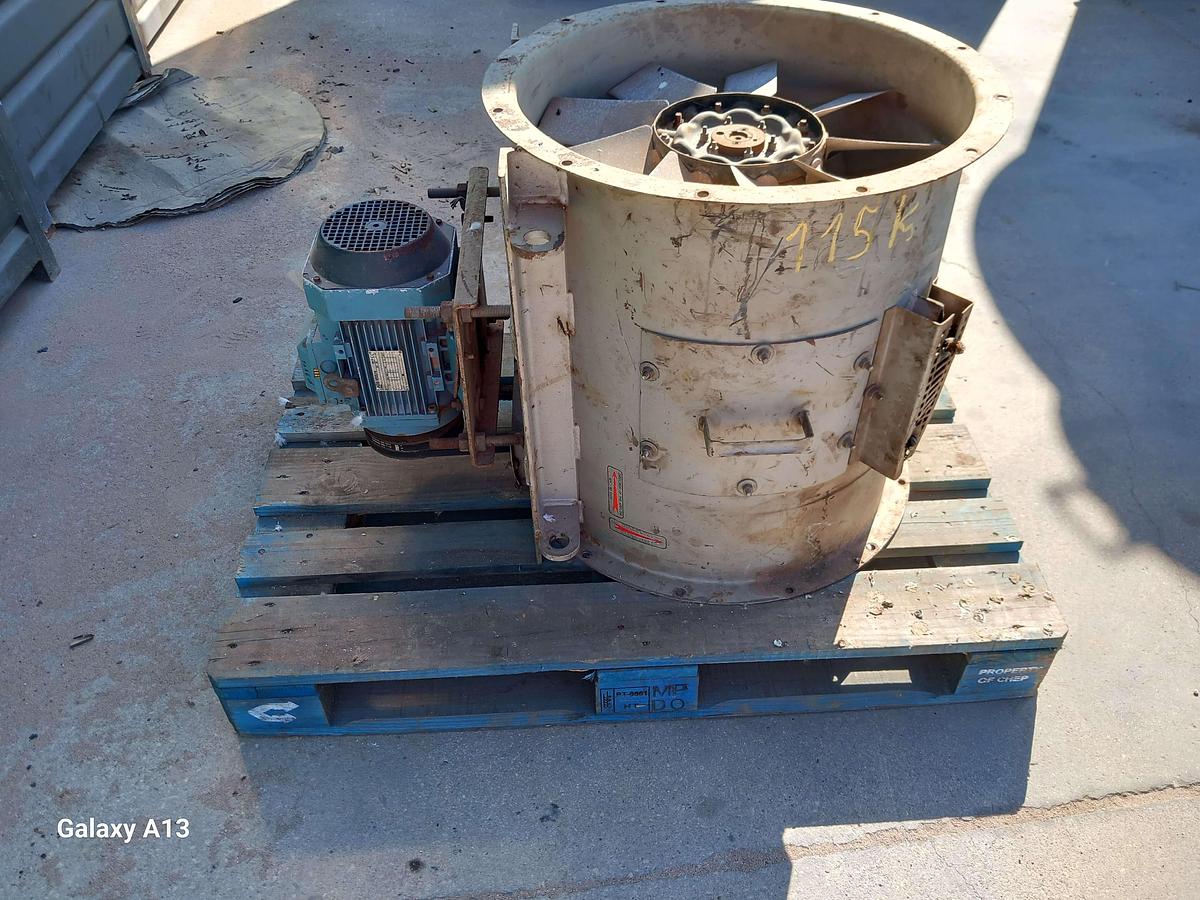Used Ventilador Kluber Bem 41-132 de 4 kw.