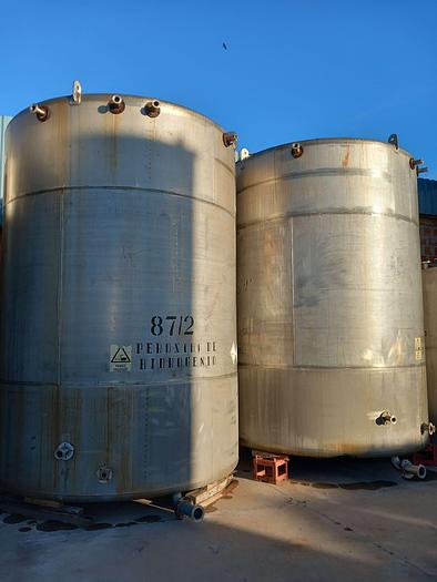 Used Depósito inox 30m3