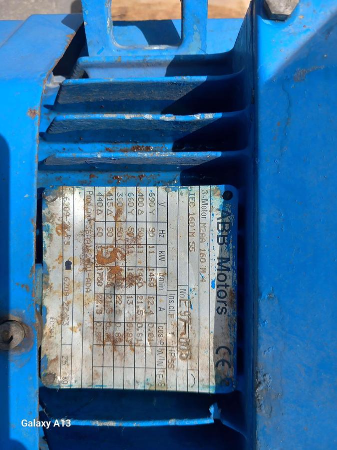 Used Motor com bomba AHLSTROM APP32/65