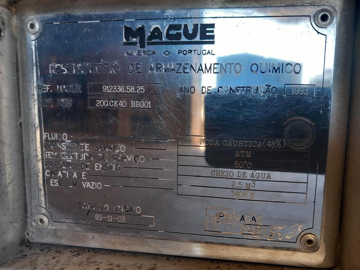 Used Depósito de inox 4600 litros