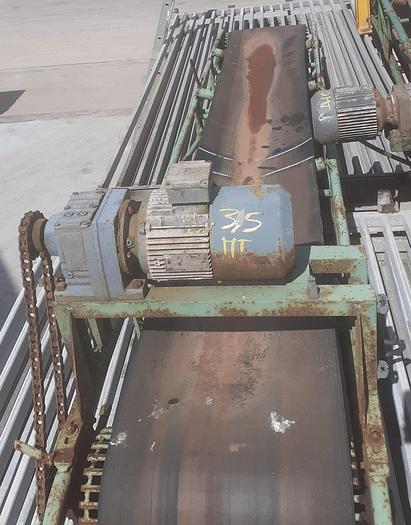 Used Tapete transportador 3,5 mt