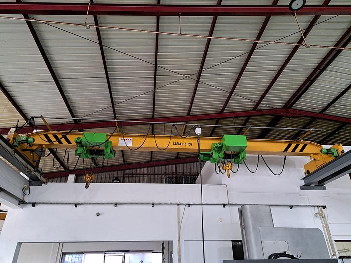 Used Ponte rolante STAHL de 10 + 6.3 ton 10 metros