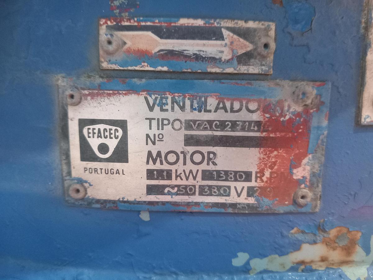 Used Ventilador Efacec 1,1 Kw