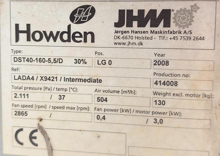 Used Ventilador de 3 kw