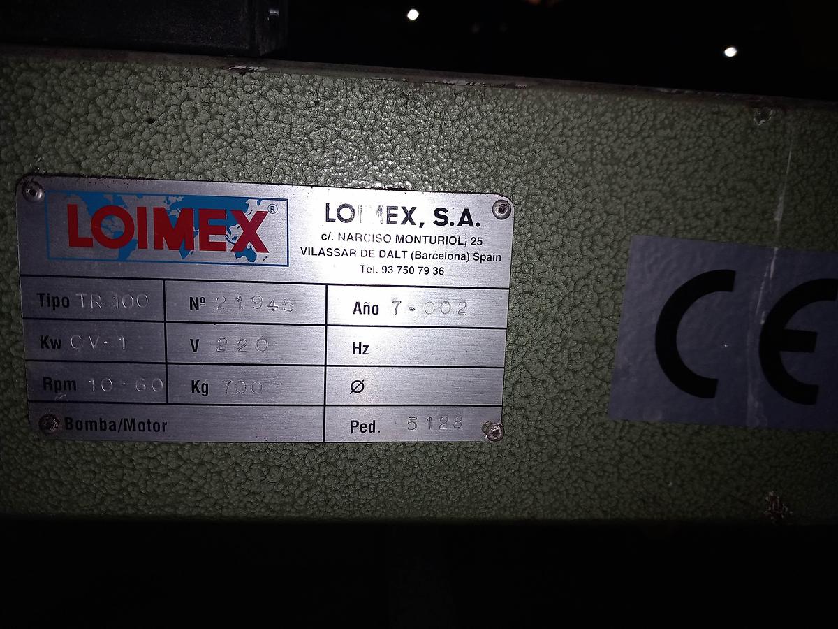 Used Maquina de bobinar cabo LOIMEX TR-100