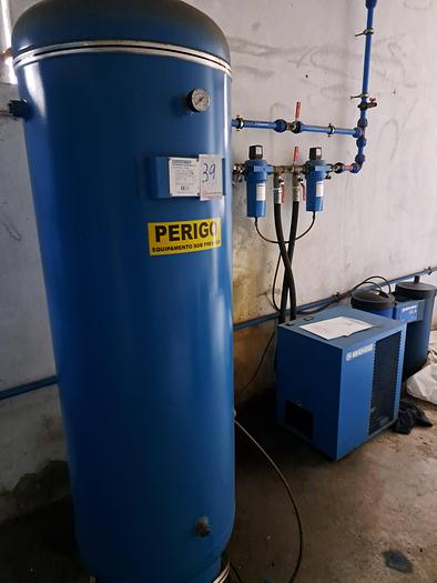 Usado Compressor de parafuso BOGE C30 F + secador + depósito de Ar