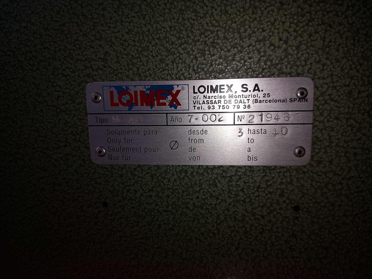 Used Maquina de bobinar cabo LOIMEX TR-100