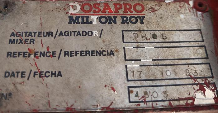 Used Reservatório de inox com misturador