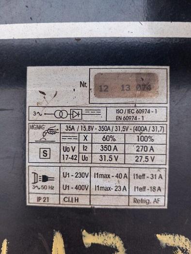 Usado Máquina de soldar ELECTREX MIG 405 WM