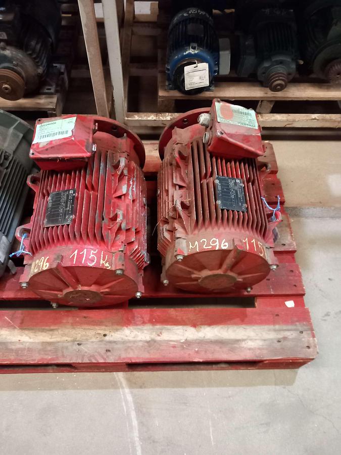 Used Motor elétrico industrial LEROY SOMER LS160LUR-TC