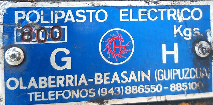 Usado Guincho elétrico de 800 kg