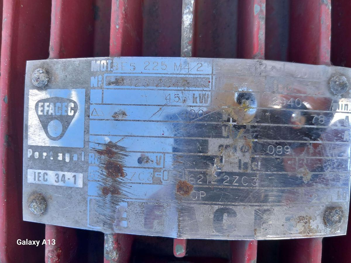 Used Motor elétrico EFACEC BF 5 225M4 2