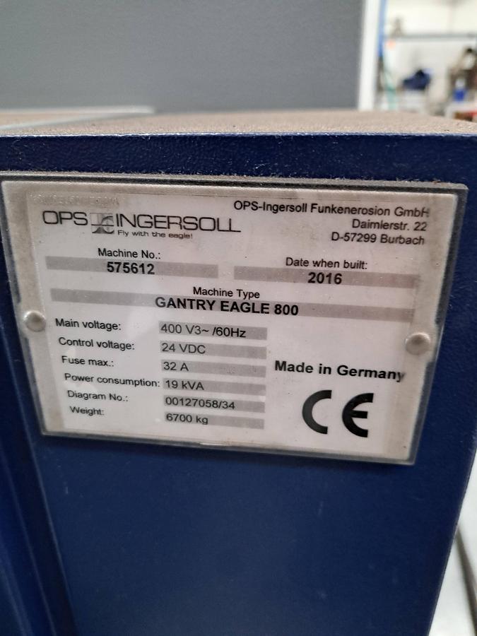 Used 2016 INGERSOLL Gantry Eagle 800