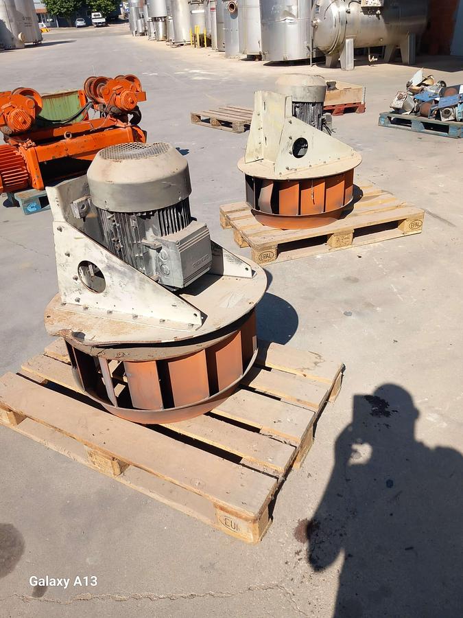 Used Ventilador Sodeca CMR-2271-4T de 11 kw