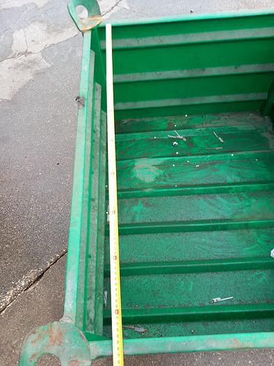 Usado Caixas/contentores metálicos de 1X0,8 metros