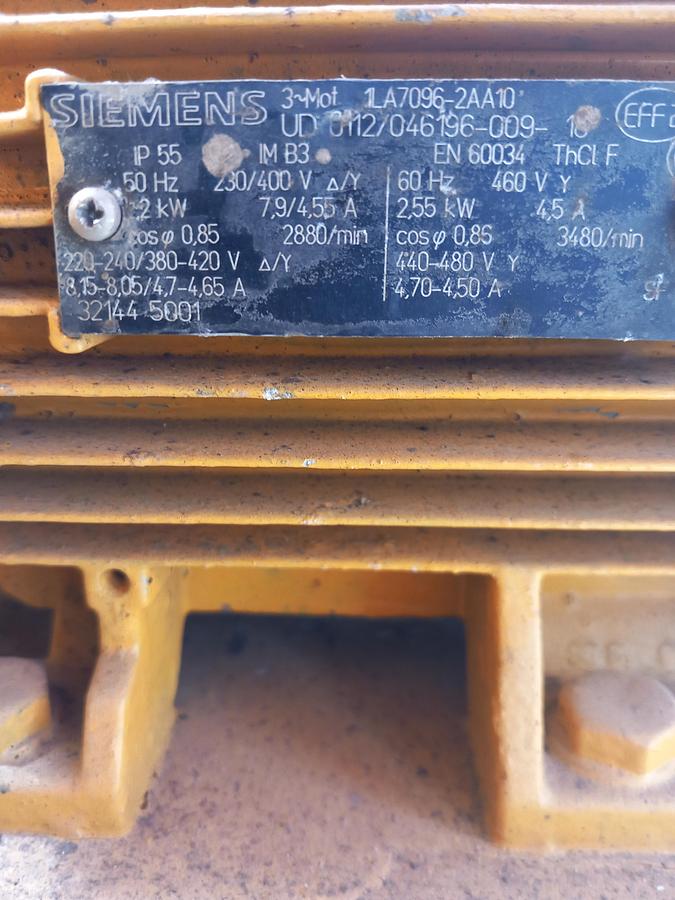Used Ventilador Metec de 2,2 Kw