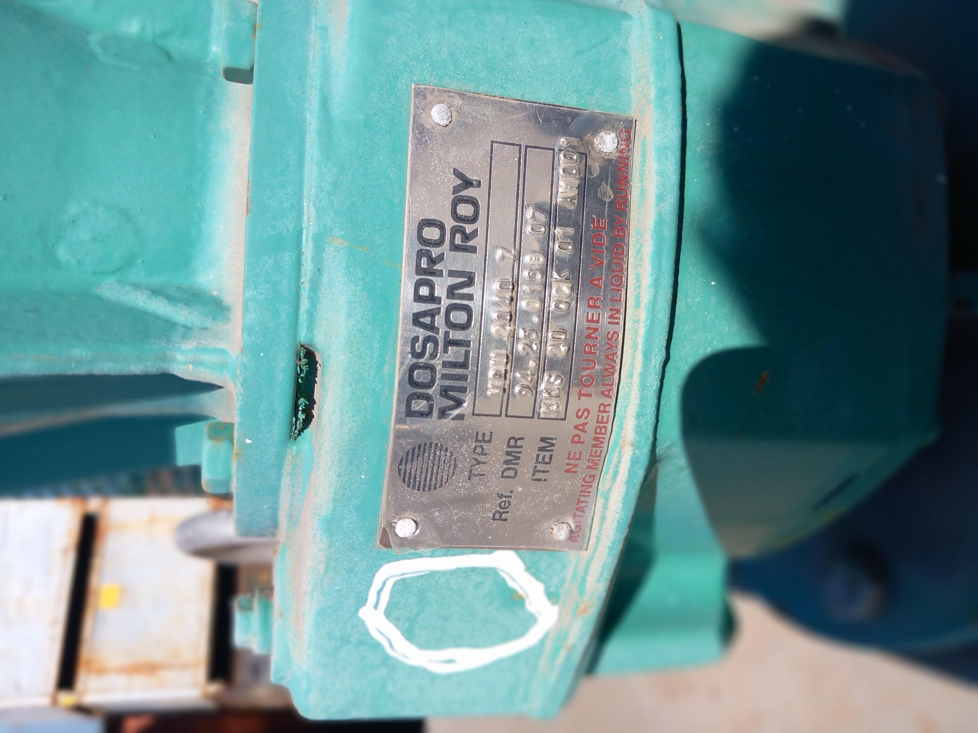 Used Depósito de inox 2000 litros com misturador