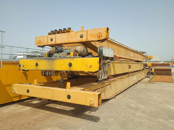 Usado Ponte rolante TEGOPI com guincho DEMAG de 10 ton 14 metros