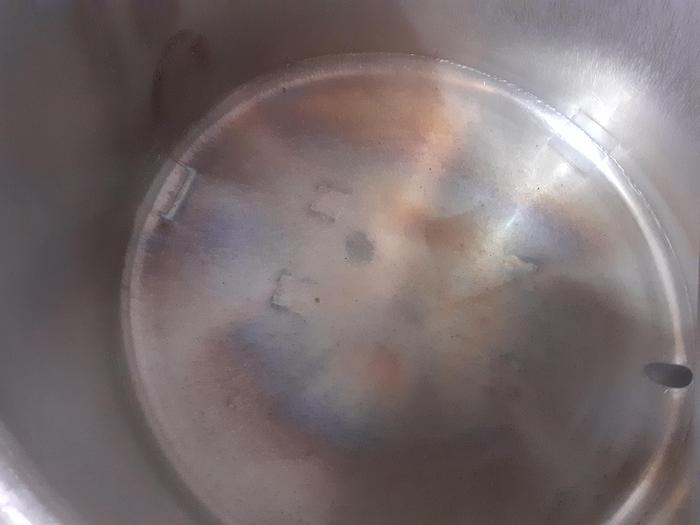 Usado Panela de inox com sistema de fogão a gás