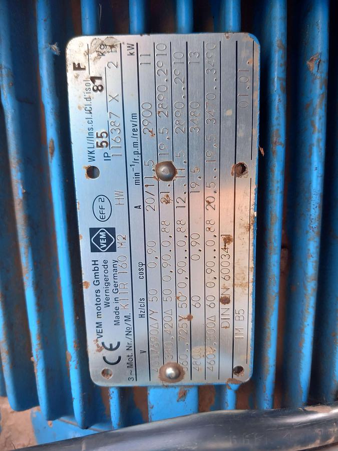 Used Filtro de mangas Hellmich EED 10000