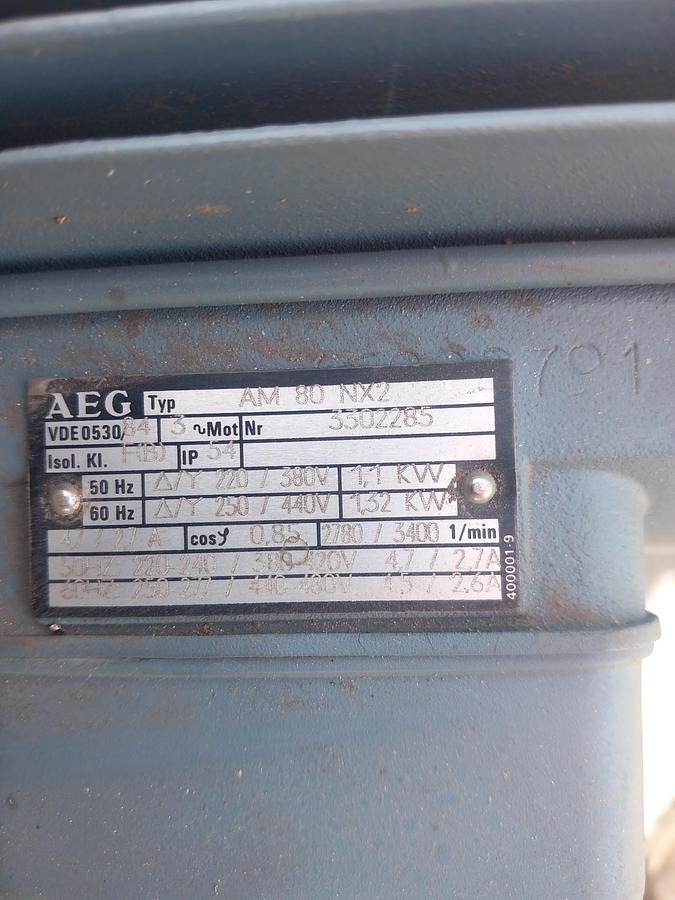 Used Ventilador S&P de 1,1 Kw