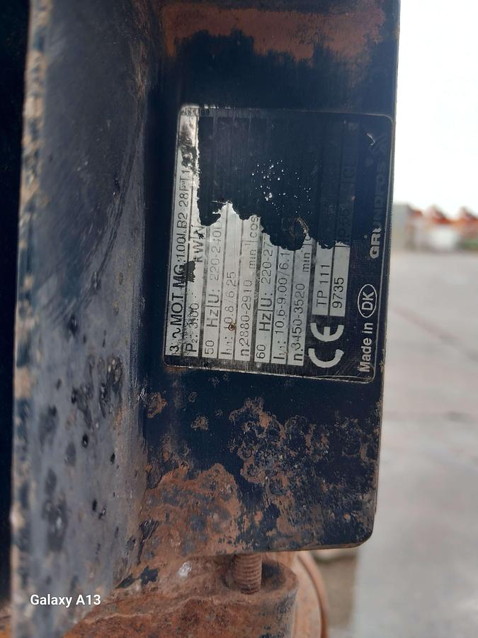 Used Motor con bomba GRUNDFOS LP 65-125/128 A-F-RUU