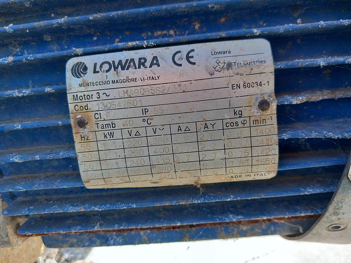 Used Motor com bomba Lowara