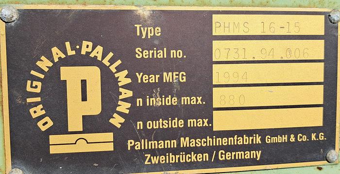 Usado Moinho para madeira PALLMANN