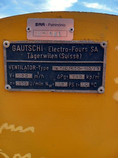 Used Ventilador Gautschi IV-160-650-133-70
