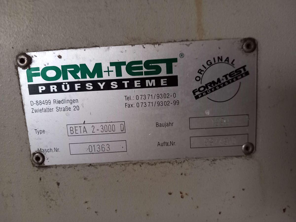 Used Prensa hidráulica Form + Test Beta 2-3000D
