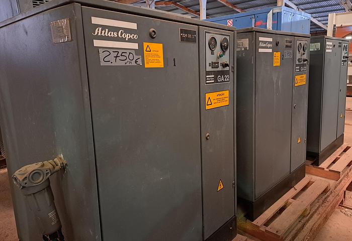 Usado Compressor Atlas Copco GA22