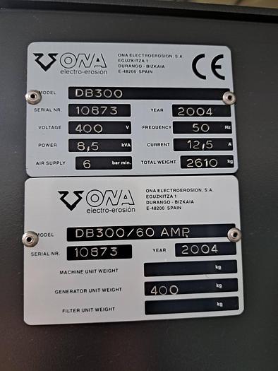 Used Erosão por penetração ONA DB300