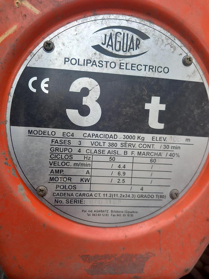 Used Guincho Jaguar 3 Tn