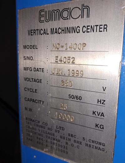 Usado EUMACH MC 1400P