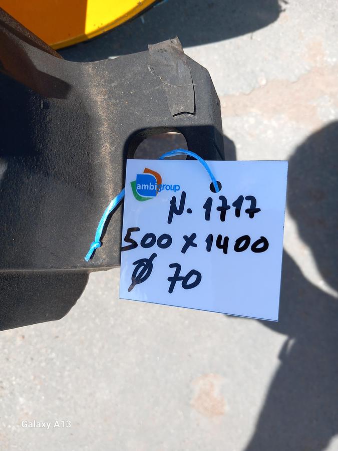 Used Tambor de acionamento com banda de rodagem ranhurada 500 x 1400