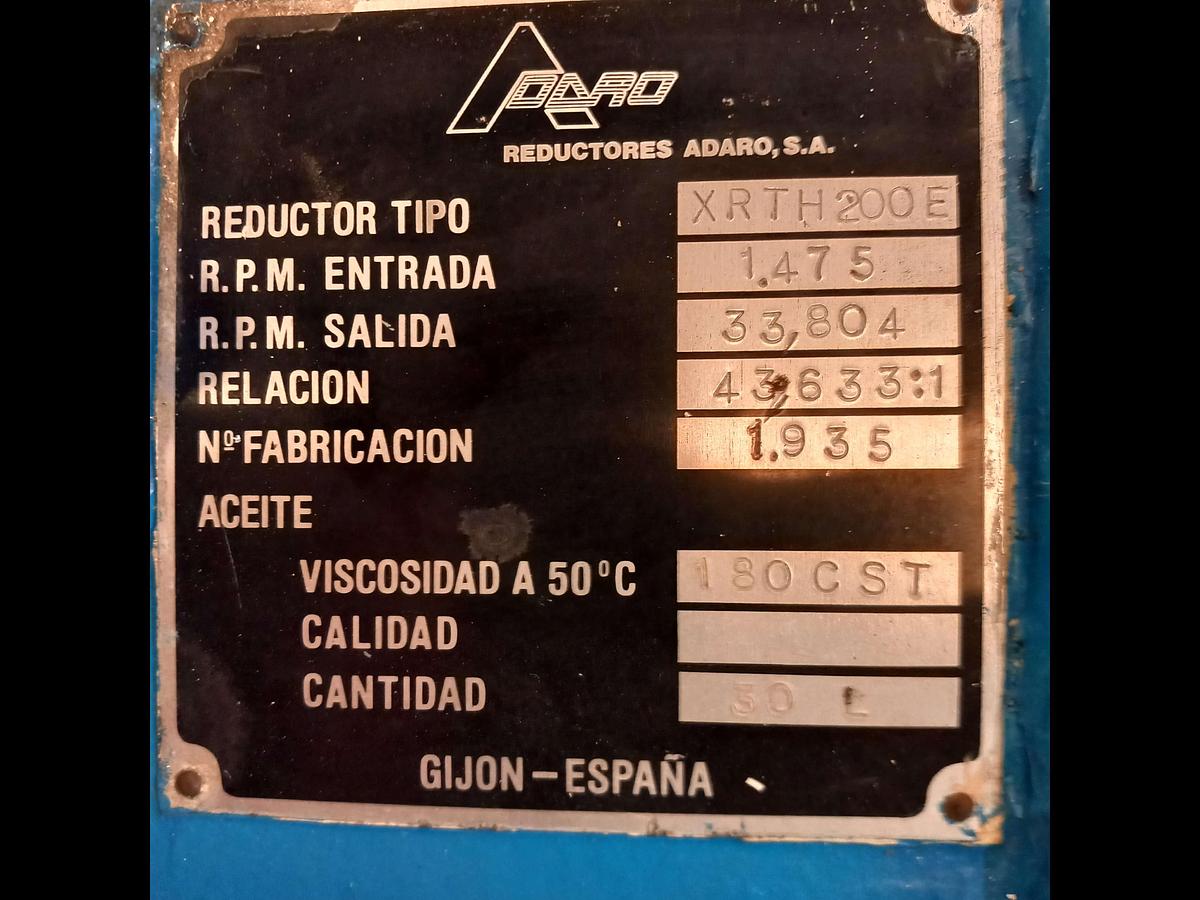 Used Redutora Adaro XRTH 200 E