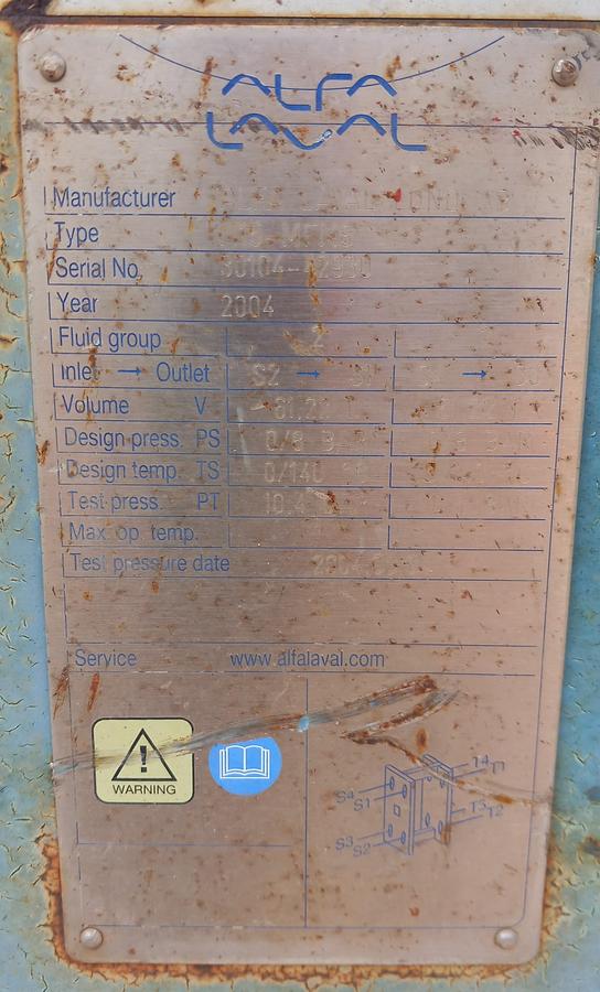 Used Permutador ALFA Laval M15 MFM8