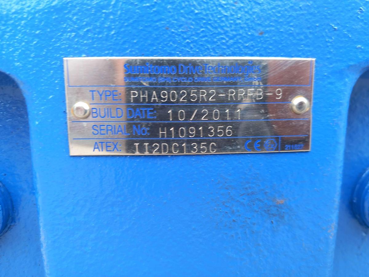 Used Motor com caixa redutora Sumitomo Drive PHA9025R2-RRFB-9