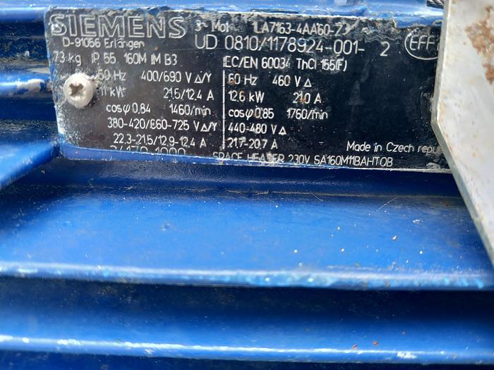 Used Motor & pump Warman 4-2C-AH