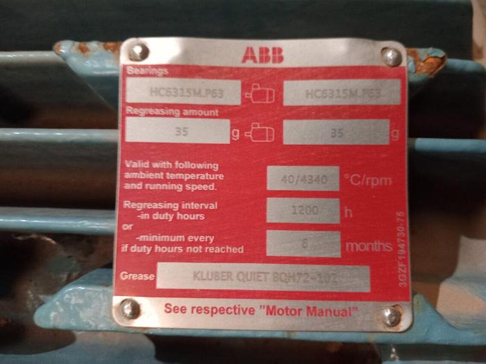 Used ABB Motors 390 kW M3 BC 3555 MC2