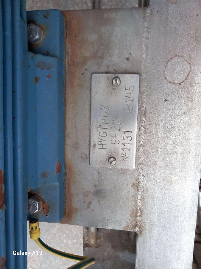 Used Motor con bomba Inoxpa SH20