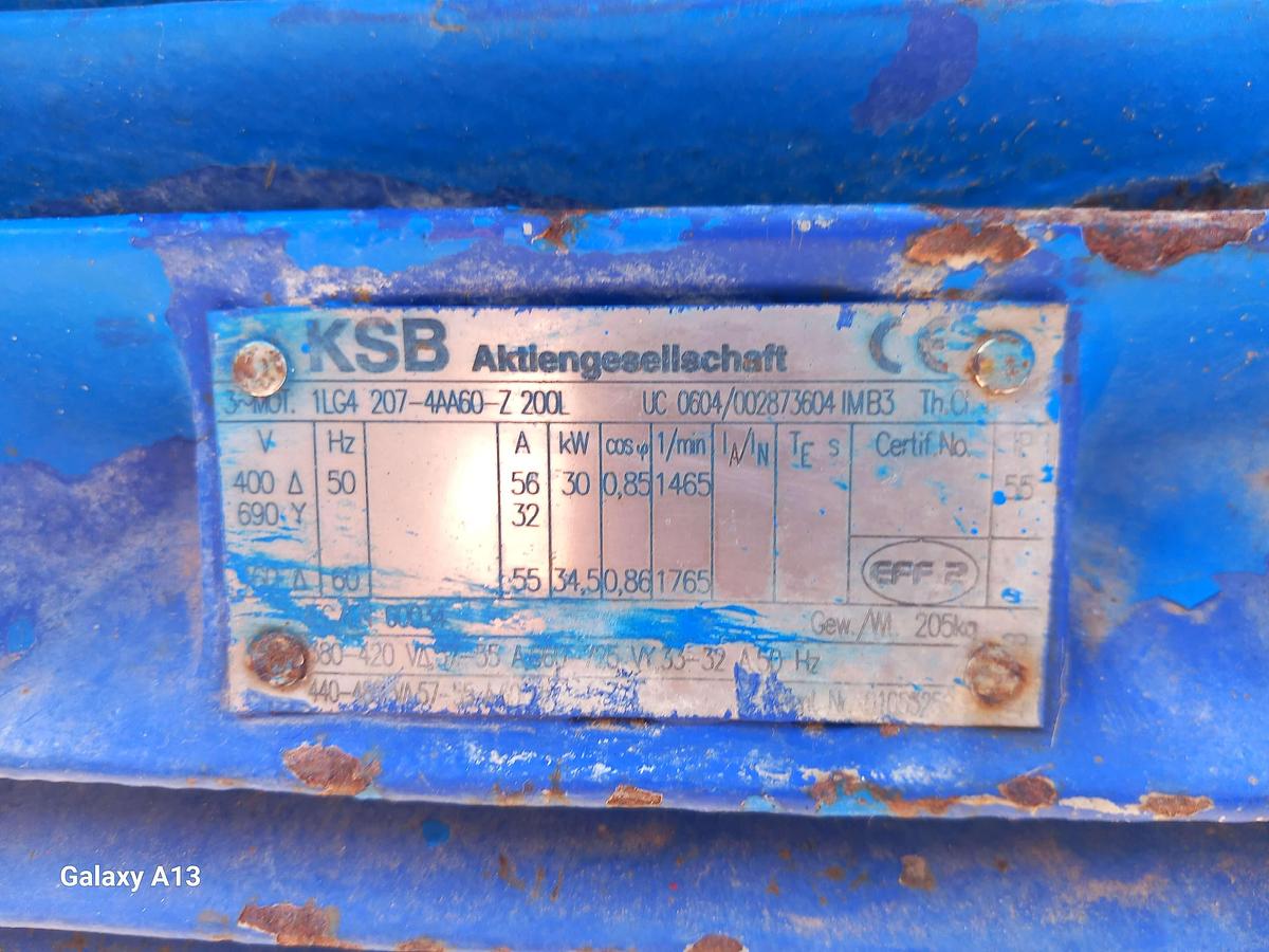 Used Motor elétrico KSB 40 CV