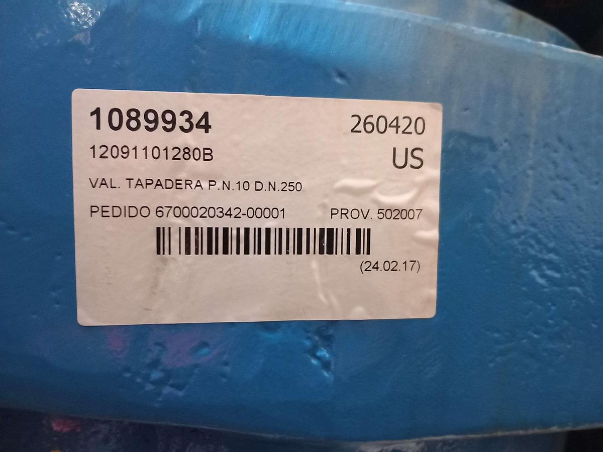 Used Valvulas Borboleta Pneumática CMO Valves DN-250