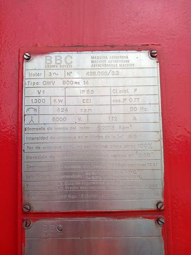 Used Motor BBC QWV 800 ha 14