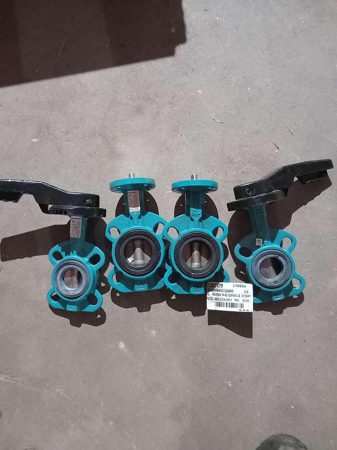 Used 2005 Valvula borboleta manual InterApp DN-40