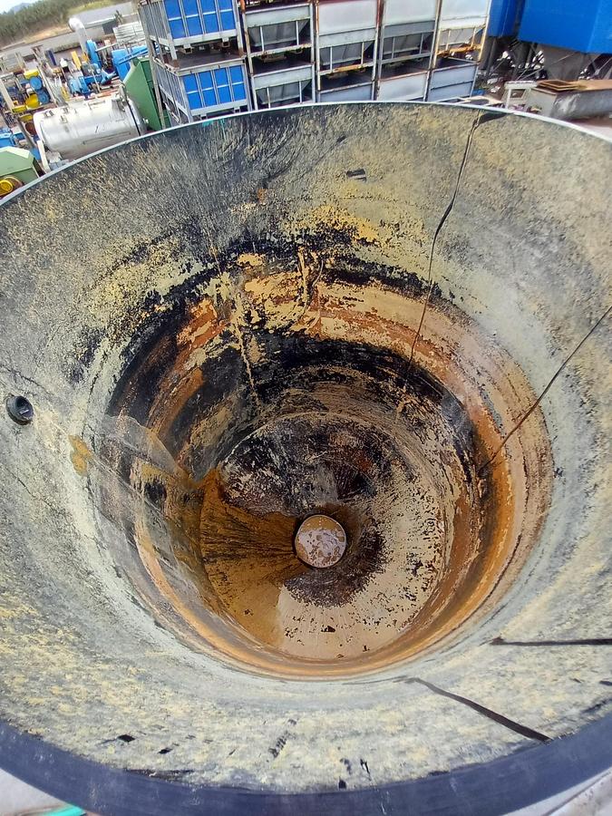 Used Depósito de plástico decantador Braço d`água