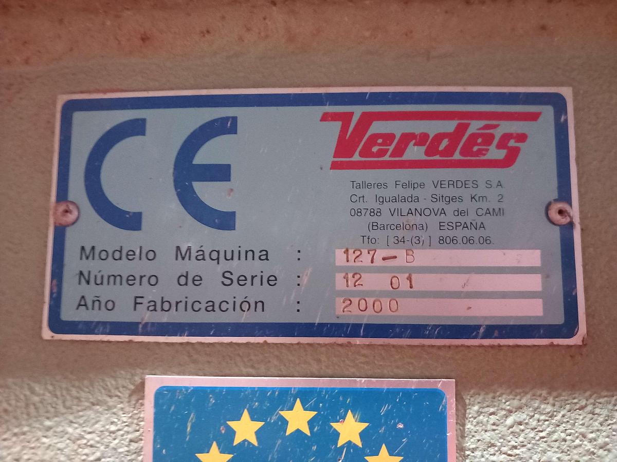 Used 2000 Laminador VERDÉS 127-B