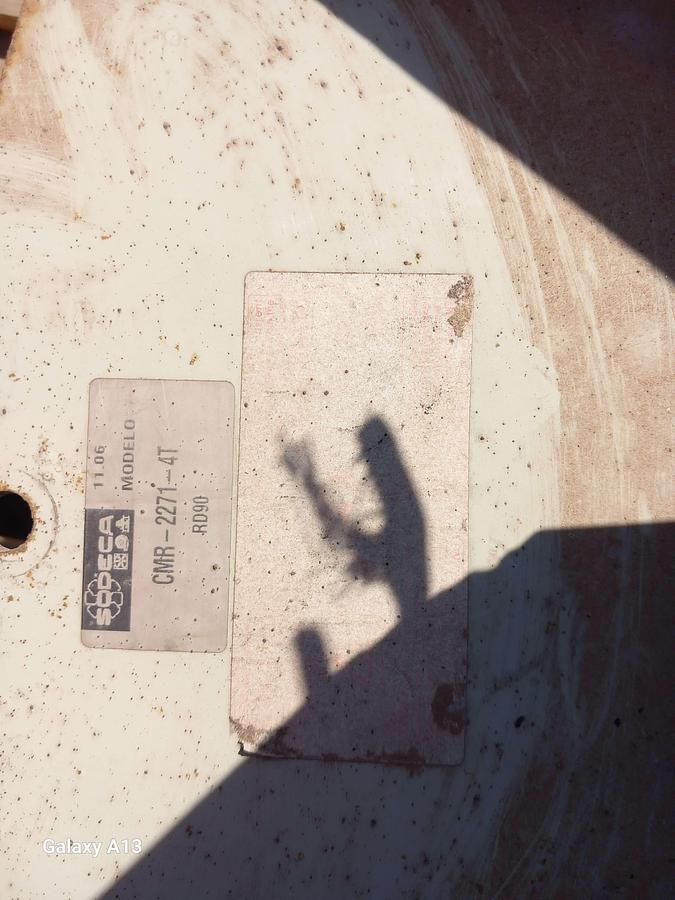 Used Ventilador Sodeca CMR-2271-4T de 11 kw