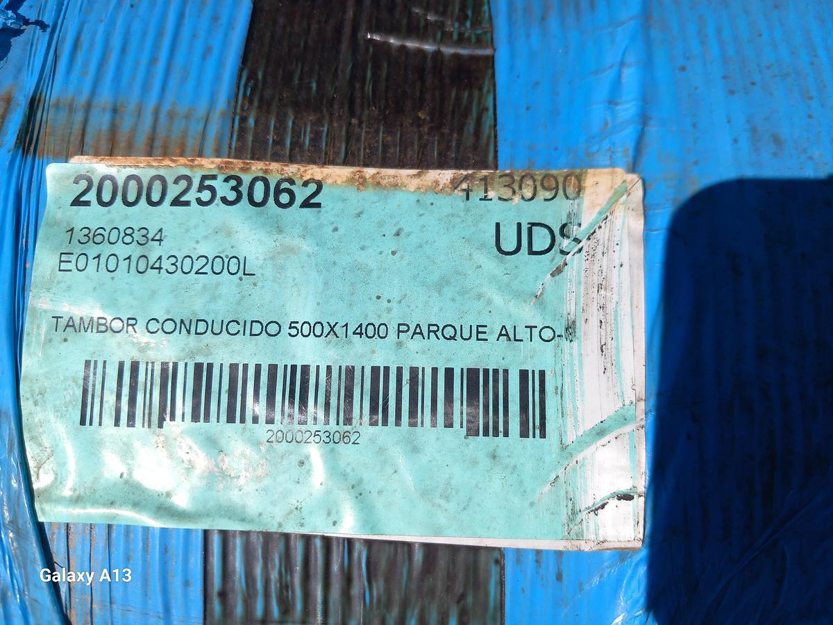 Used Tambor de acionamento com banda de rodagem lisa 500 x 1400